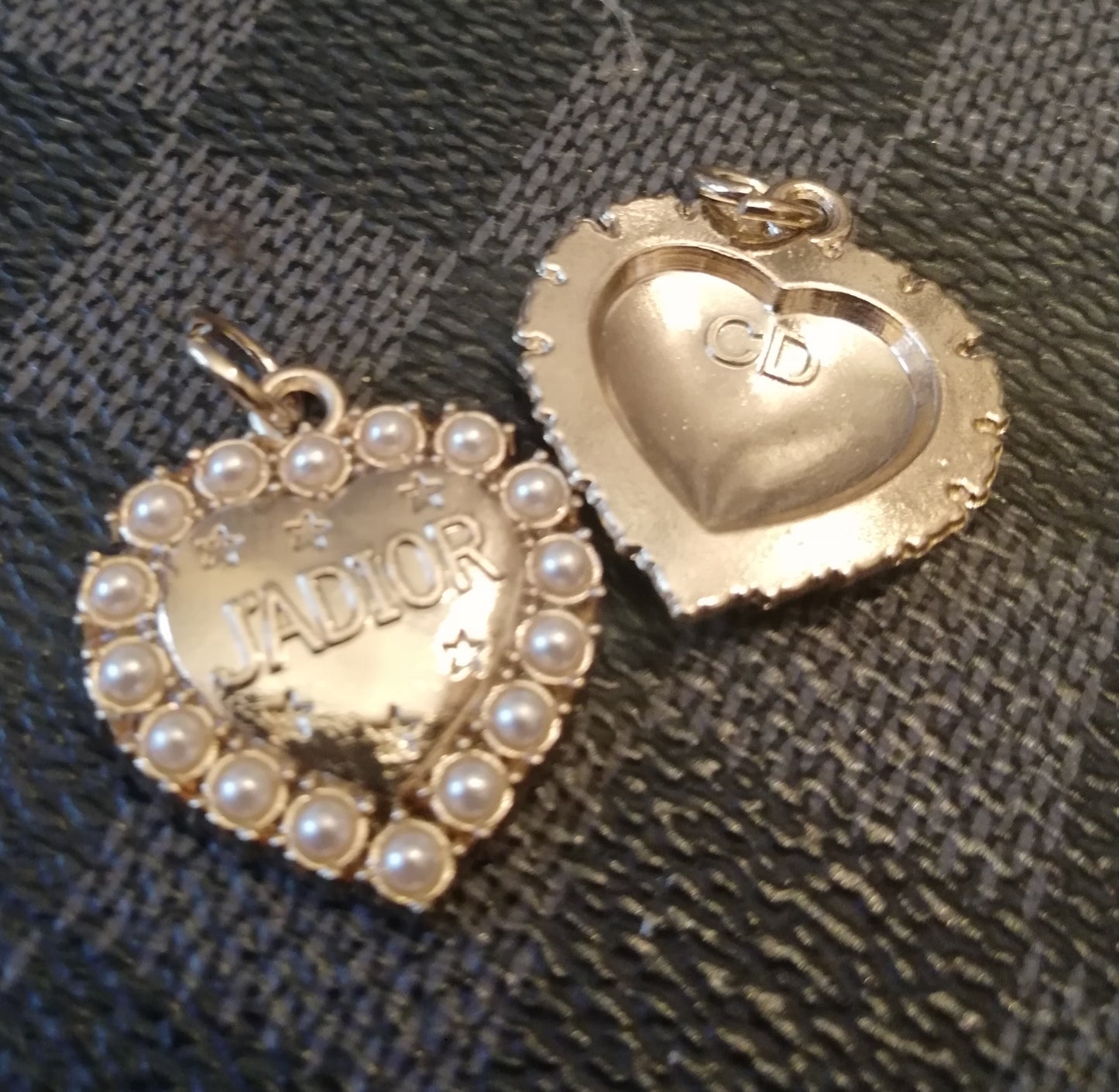 1 pendants gold & pearls 22/24 mm