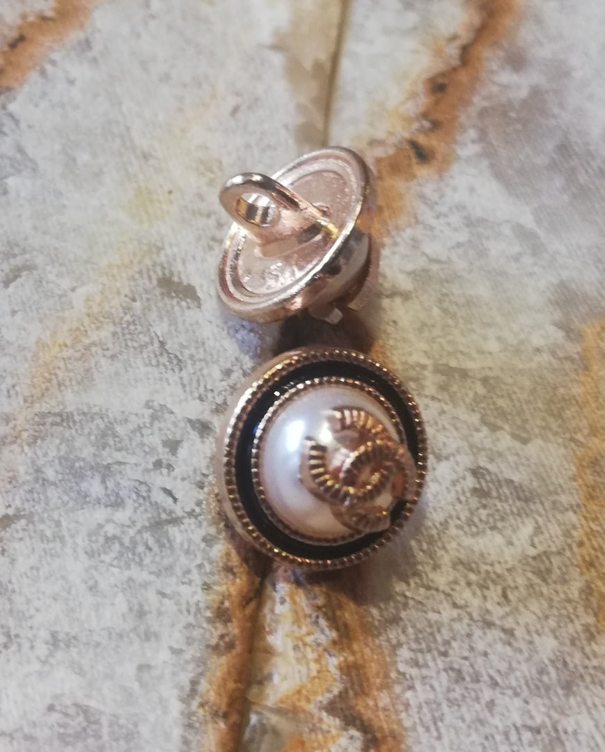 1c buttons gold 11 mm