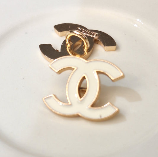 Buttons gold & white 14/18 mm