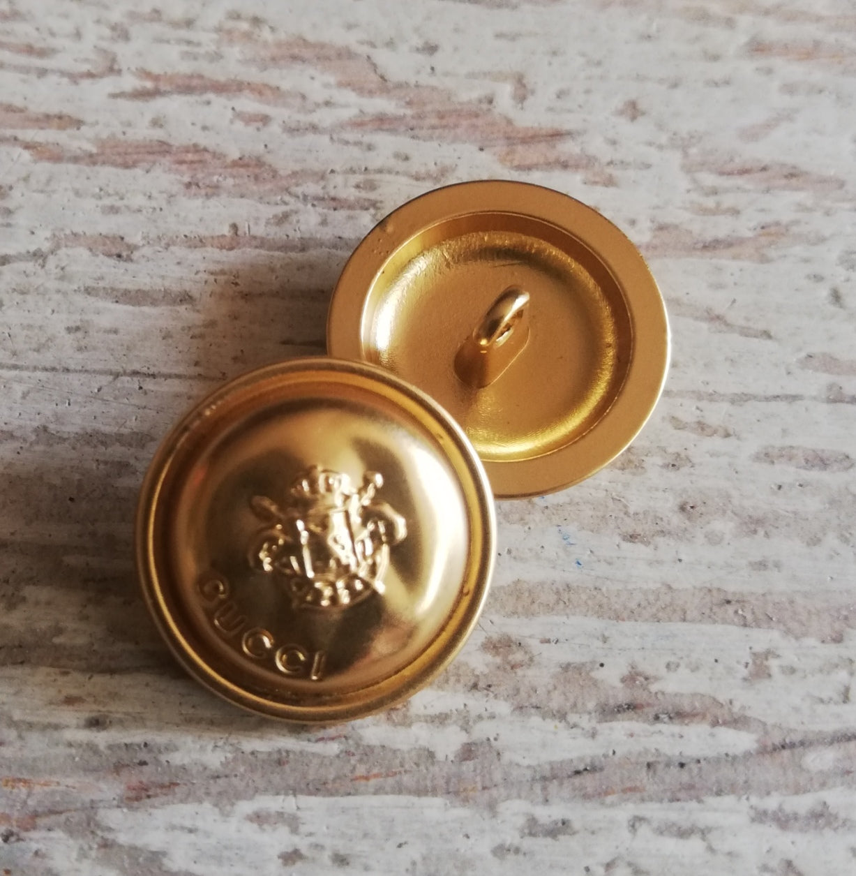 Gold buttons 17,5 mm