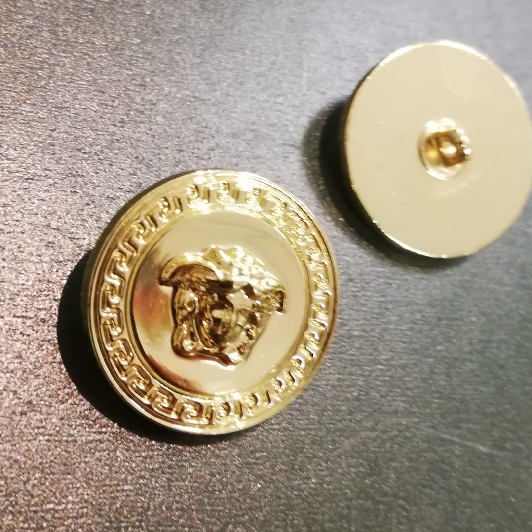 1 gold buttons 18 mm