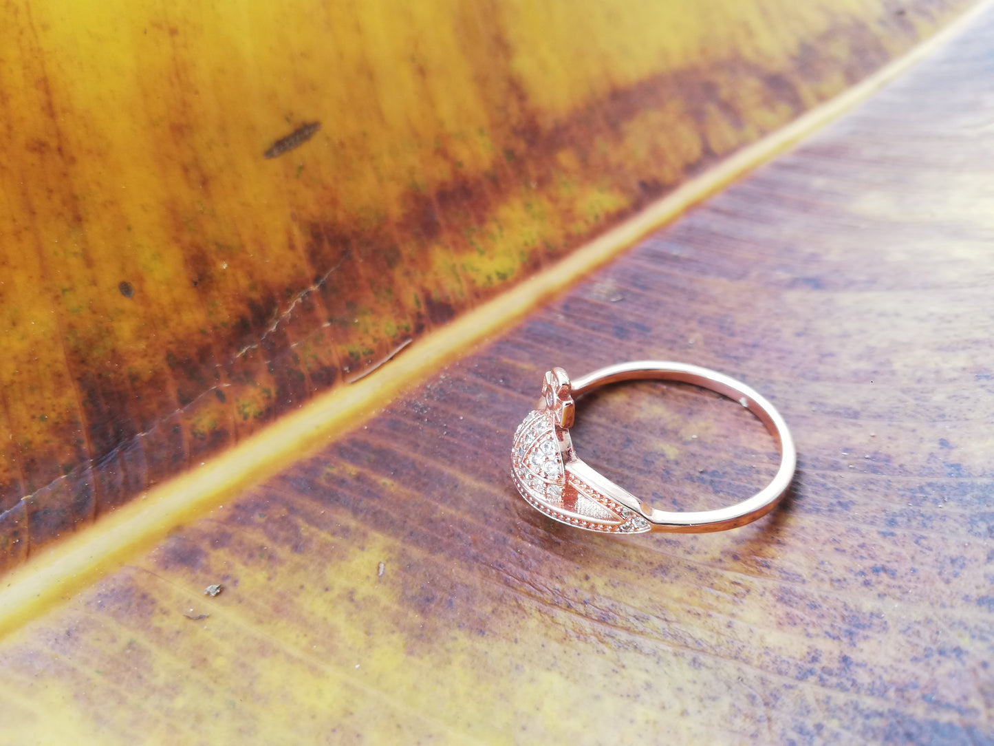 Ring rose gold - U S  9,5. § 19