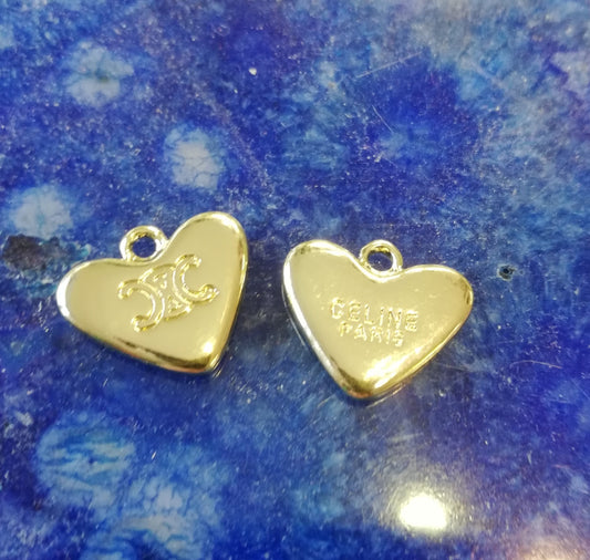 Pendants 15/17 mm gold