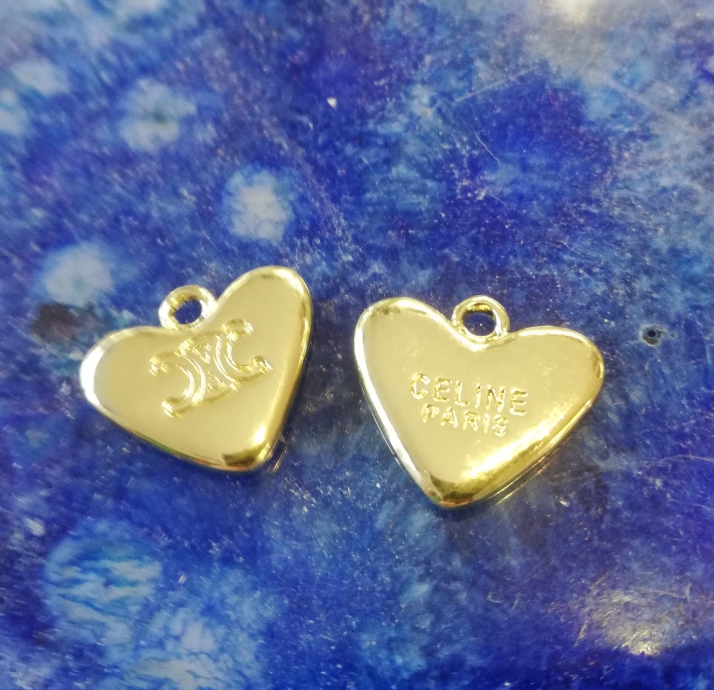 Pendants 15/17 mm gold