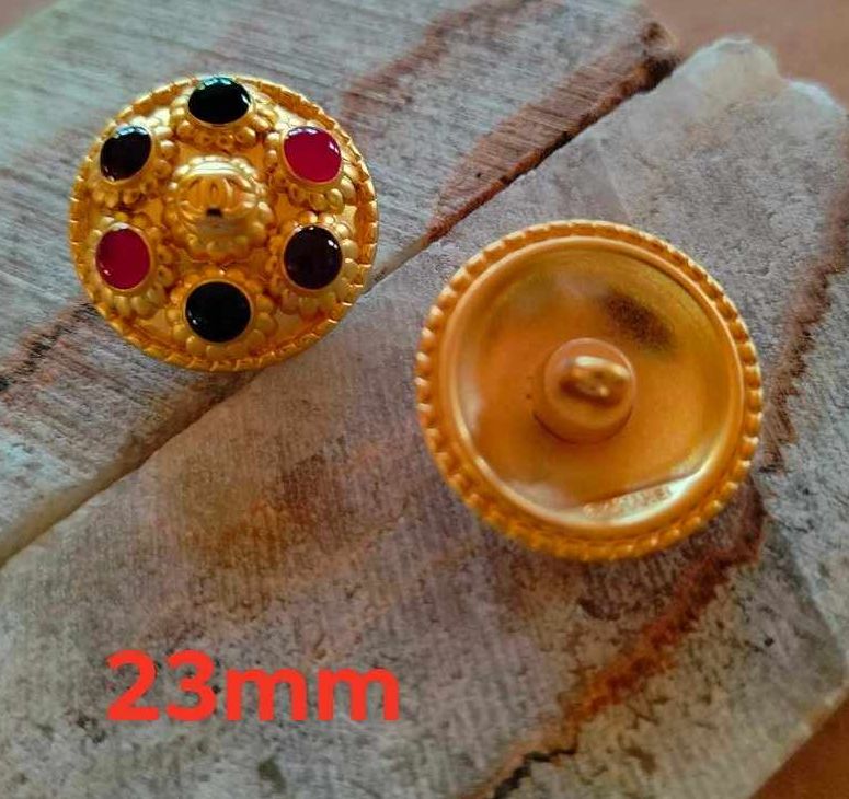 Buttons gold 23 mm