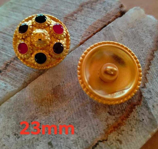 Buttons gold 23 mm