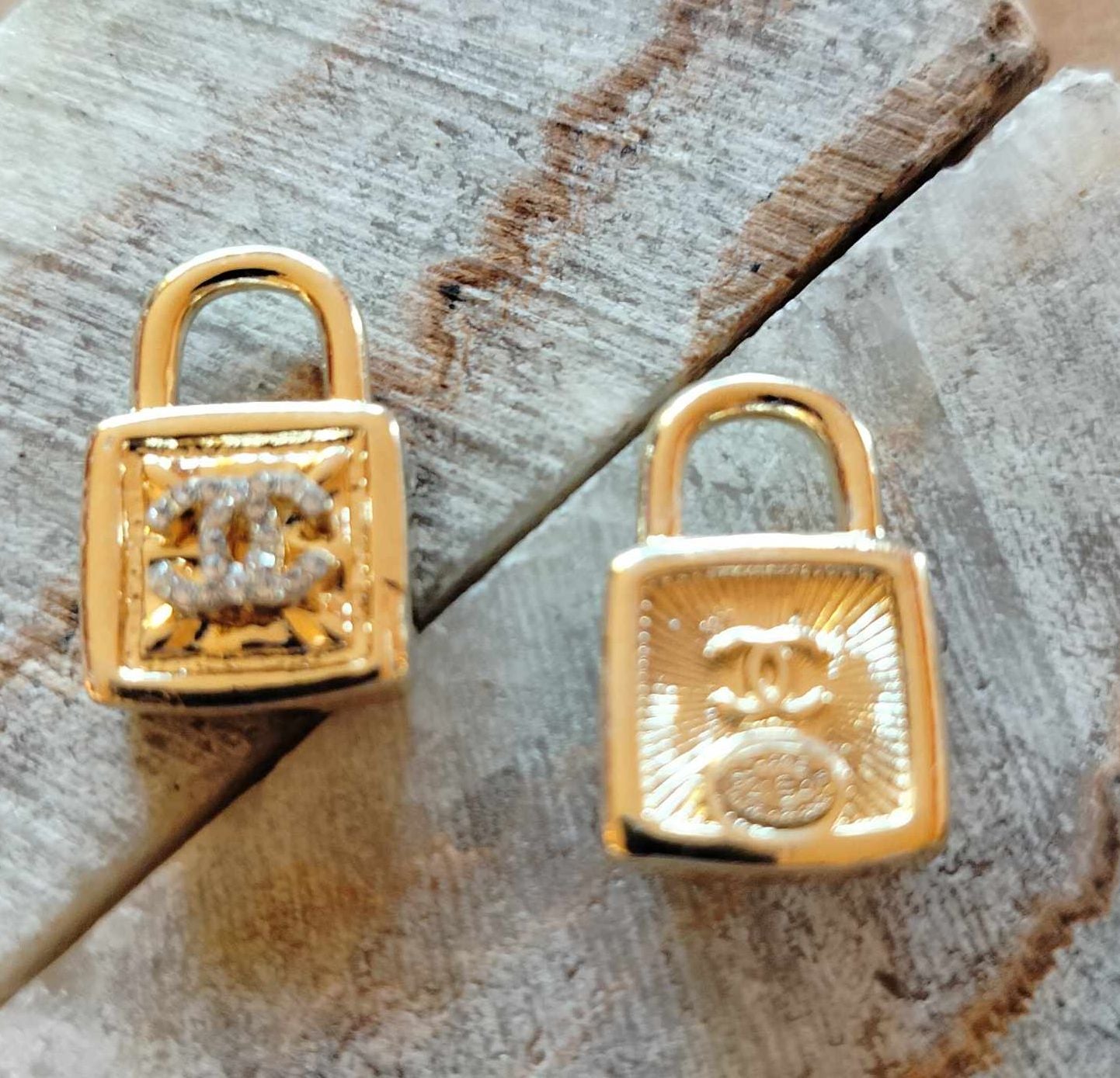 Pendants gold &zircon 20/25 mm