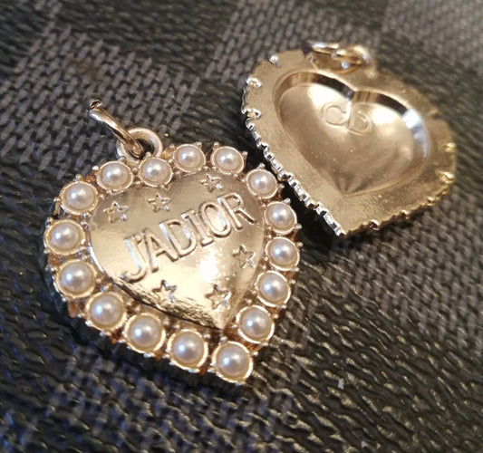 1 pendants gold & pearls 22/24 mm