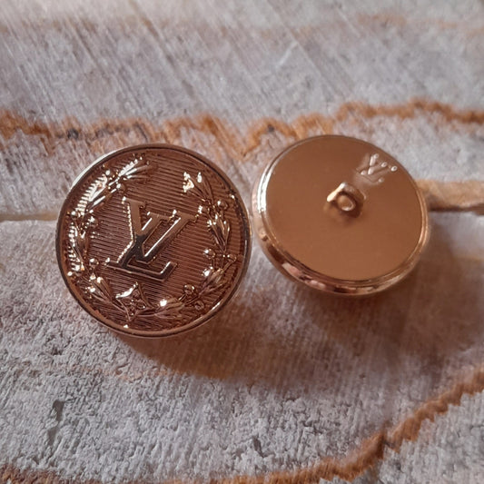 1 gold buttons 23 mm