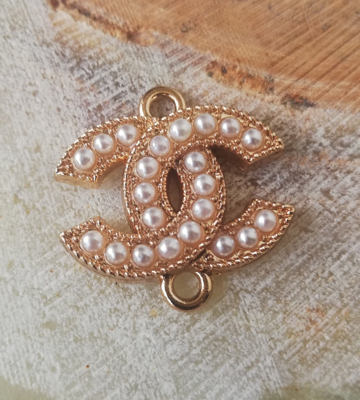 18z. 1 pendants gold&pearl 16/22 mm