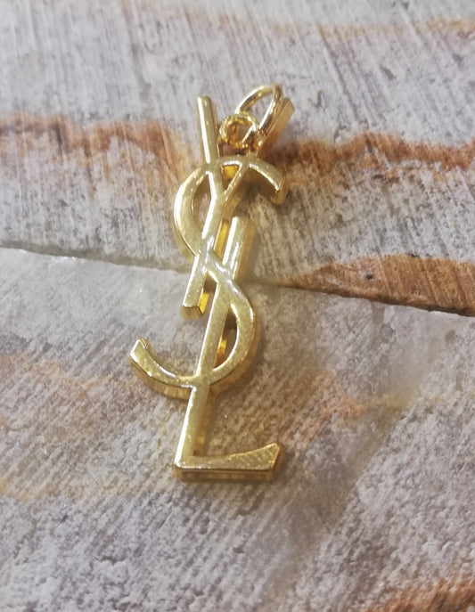 56z. 1 pendants gold 10/35 mm